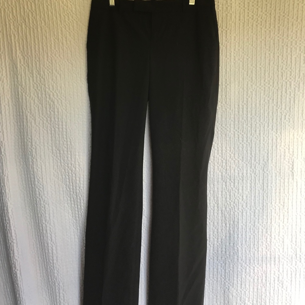 Size 2 Banana republic black straight lag pants